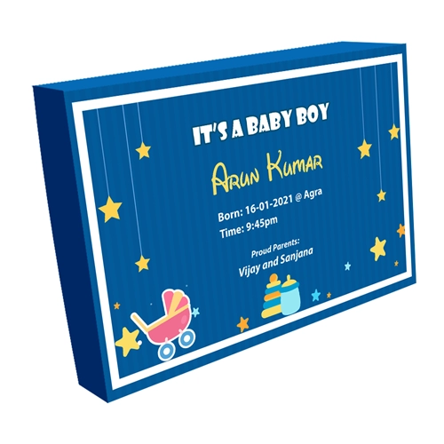 6 + 1 Compartments Standard Gift Box | Sweets or Dry Fruit Bites and Namkeen